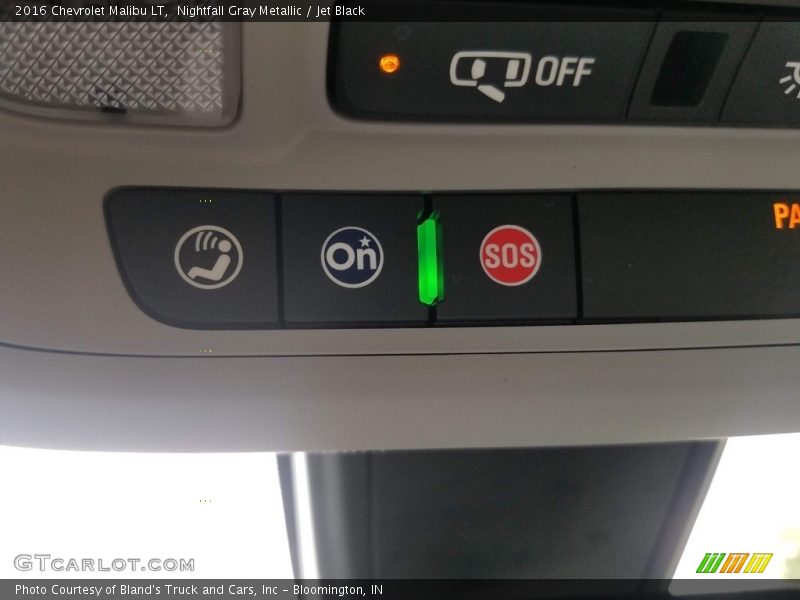 Nightfall Gray Metallic / Jet Black 2016 Chevrolet Malibu LT