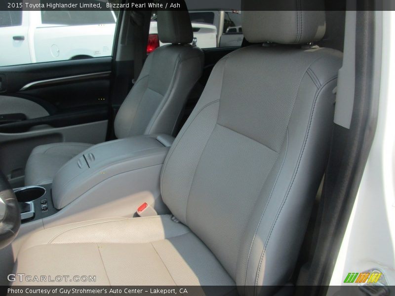 Blizzard Pearl White / Ash 2015 Toyota Highlander Limited