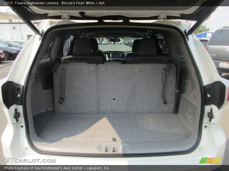 Blizzard Pearl White / Ash 2015 Toyota Highlander Limited