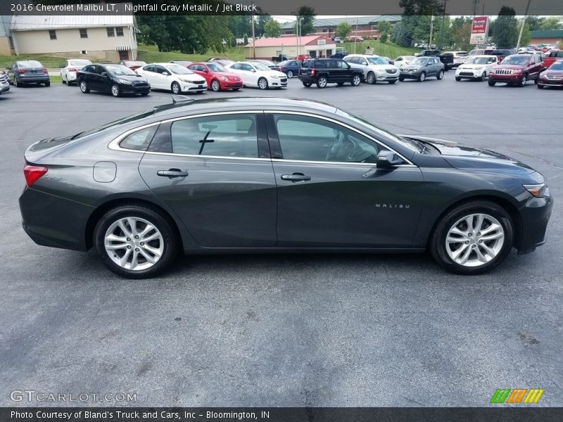 Nightfall Gray Metallic / Jet Black 2016 Chevrolet Malibu LT