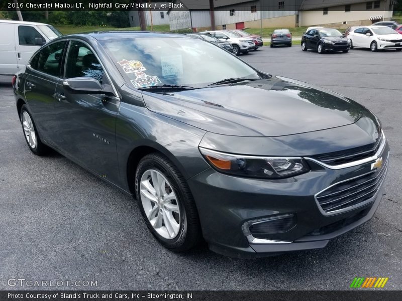 Nightfall Gray Metallic / Jet Black 2016 Chevrolet Malibu LT