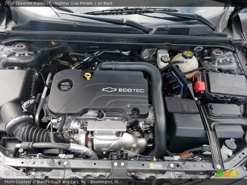 Nightfall Gray Metallic / Jet Black 2016 Chevrolet Malibu LT