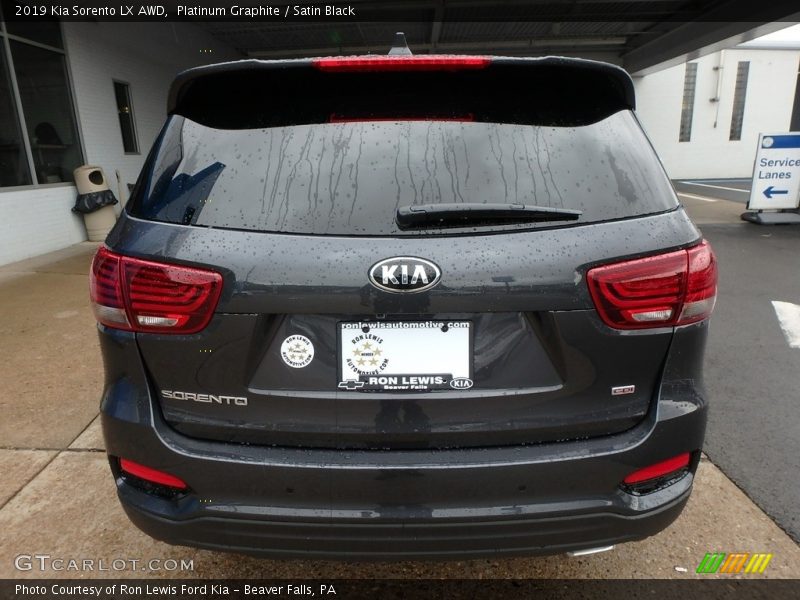 Platinum Graphite / Satin Black 2019 Kia Sorento LX AWD