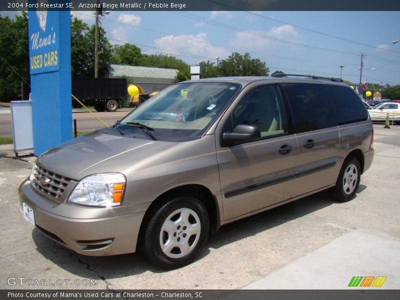 Arizona Beige Metallic / Pebble Beige 2004 Ford Freestar SE
