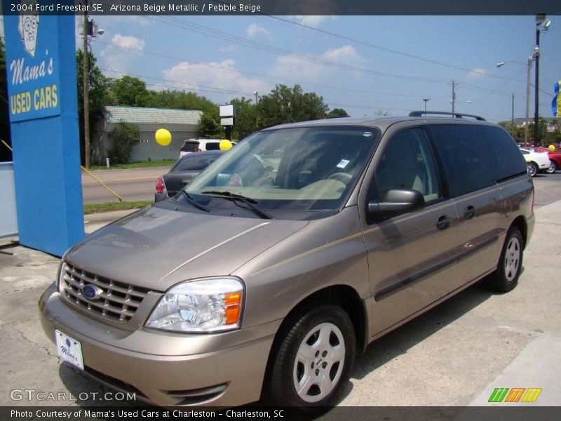 Arizona Beige Metallic / Pebble Beige 2004 Ford Freestar SE