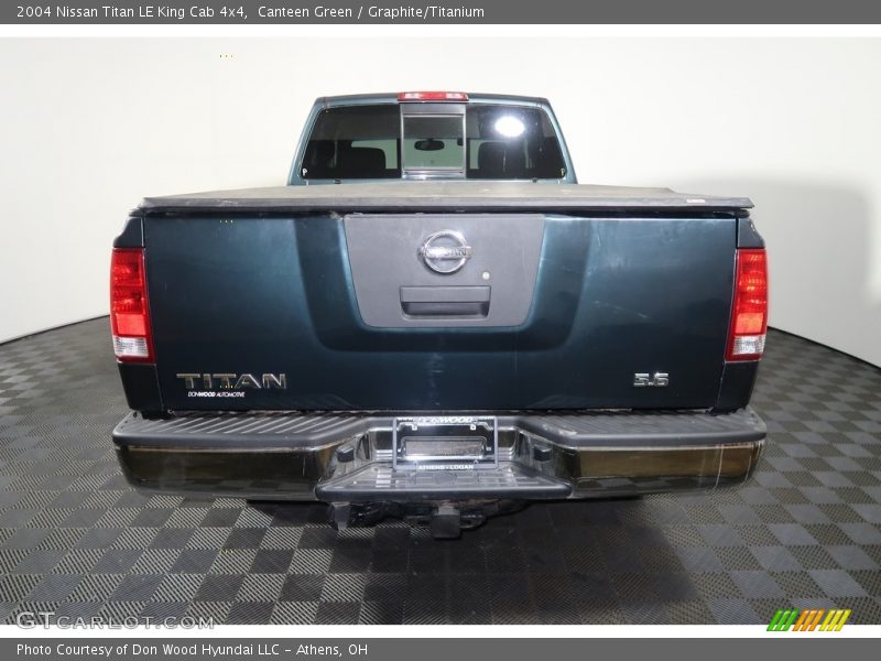 Canteen Green / Graphite/Titanium 2004 Nissan Titan LE King Cab 4x4