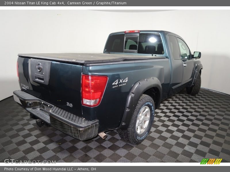 Canteen Green / Graphite/Titanium 2004 Nissan Titan LE King Cab 4x4