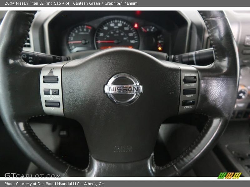 Canteen Green / Graphite/Titanium 2004 Nissan Titan LE King Cab 4x4