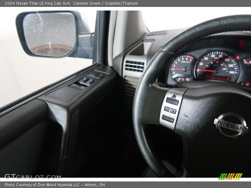 Canteen Green / Graphite/Titanium 2004 Nissan Titan LE King Cab 4x4