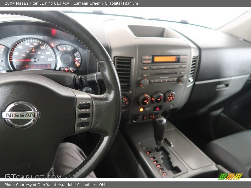 Canteen Green / Graphite/Titanium 2004 Nissan Titan LE King Cab 4x4