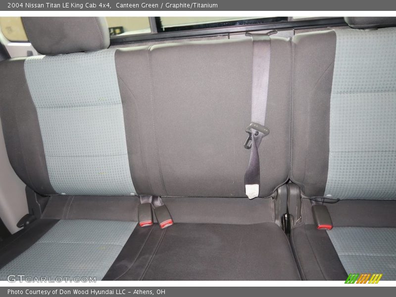 Canteen Green / Graphite/Titanium 2004 Nissan Titan LE King Cab 4x4