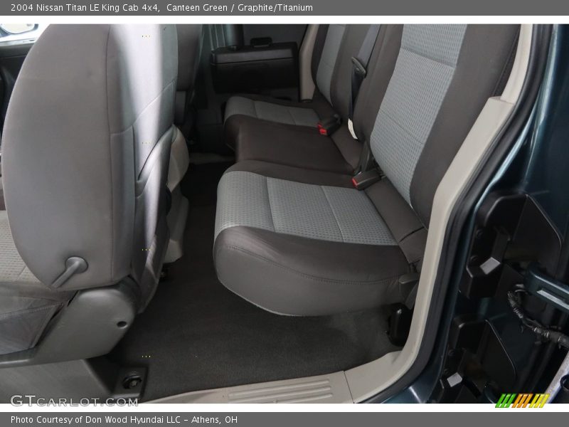 Canteen Green / Graphite/Titanium 2004 Nissan Titan LE King Cab 4x4