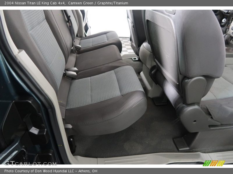 Canteen Green / Graphite/Titanium 2004 Nissan Titan LE King Cab 4x4