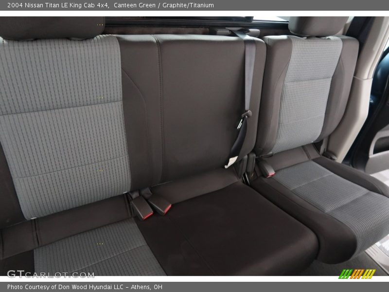 Canteen Green / Graphite/Titanium 2004 Nissan Titan LE King Cab 4x4