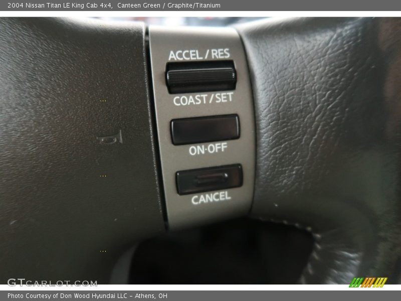 Canteen Green / Graphite/Titanium 2004 Nissan Titan LE King Cab 4x4