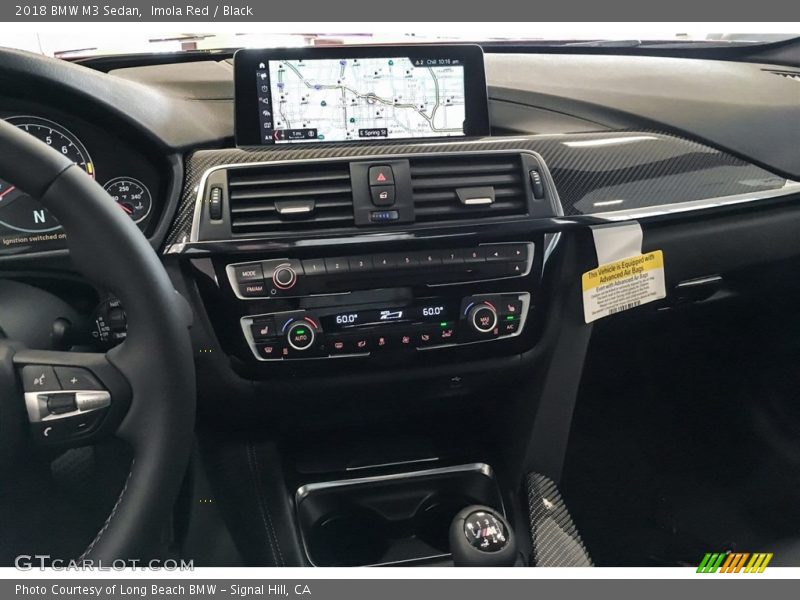 Imola Red / Black 2018 BMW M3 Sedan