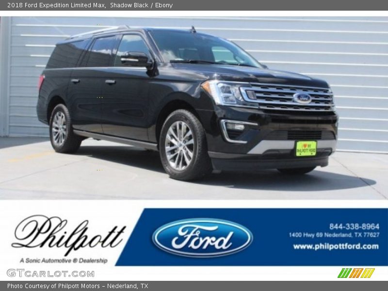 Shadow Black / Ebony 2018 Ford Expedition Limited Max