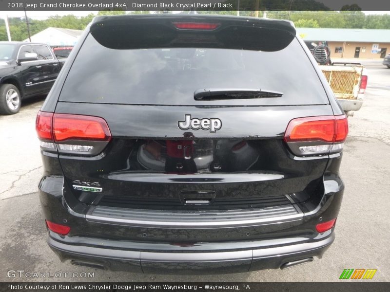 Diamond Black Crystal Pearl / Black 2018 Jeep Grand Cherokee Overland 4x4