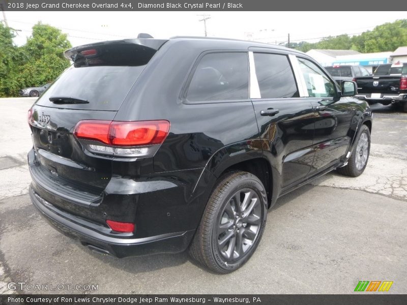 Diamond Black Crystal Pearl / Black 2018 Jeep Grand Cherokee Overland 4x4