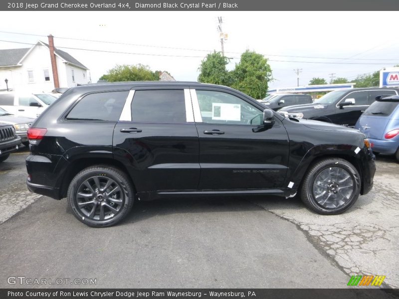 Diamond Black Crystal Pearl / Black 2018 Jeep Grand Cherokee Overland 4x4