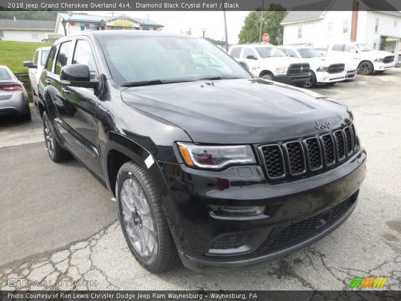 Diamond Black Crystal Pearl / Black 2018 Jeep Grand Cherokee Overland 4x4
