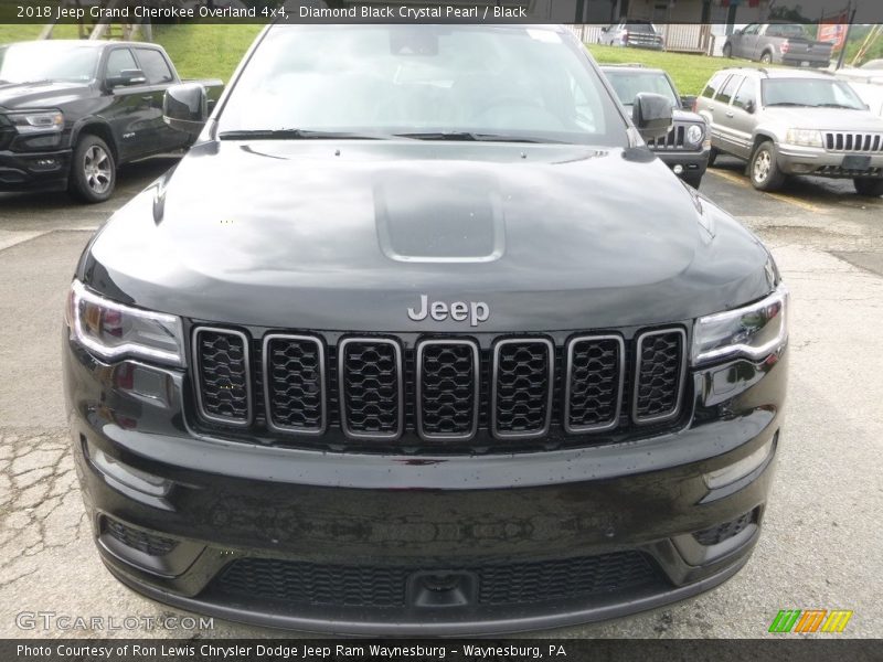 Diamond Black Crystal Pearl / Black 2018 Jeep Grand Cherokee Overland 4x4