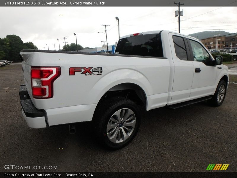 Oxford White / Black 2018 Ford F150 STX SuperCab 4x4
