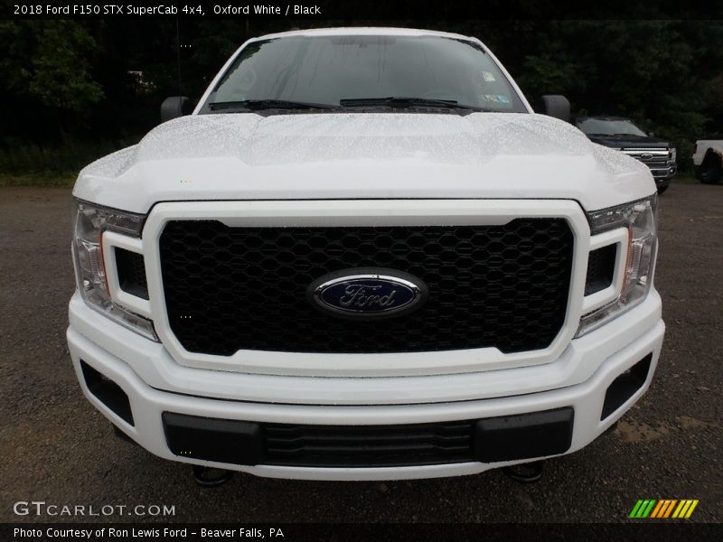 Oxford White / Black 2018 Ford F150 STX SuperCab 4x4