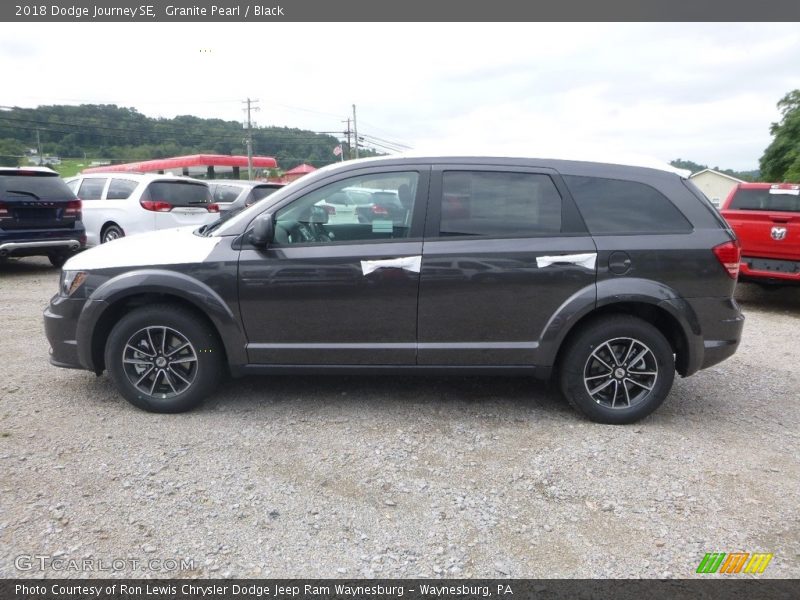 Granite Pearl / Black 2018 Dodge Journey SE