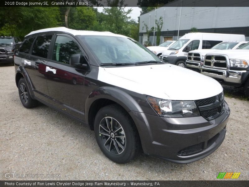 Granite Pearl / Black 2018 Dodge Journey SE