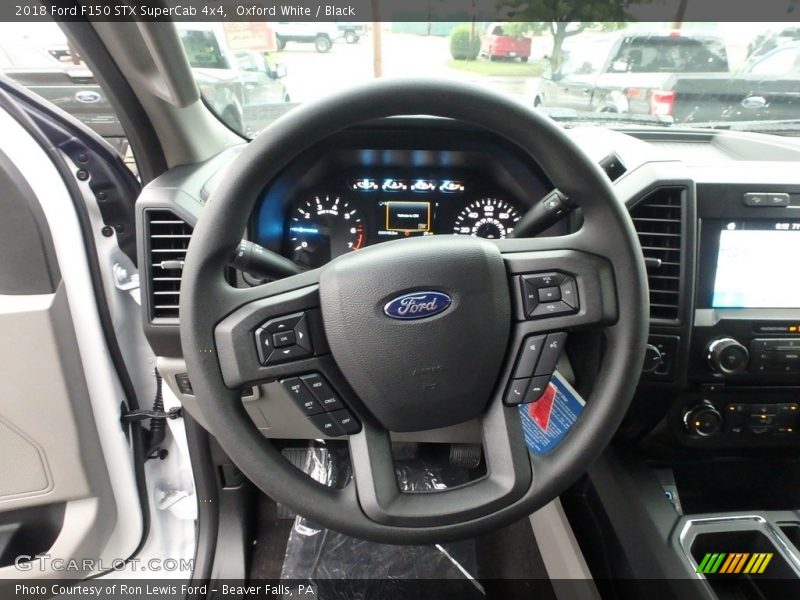 Oxford White / Black 2018 Ford F150 STX SuperCab 4x4