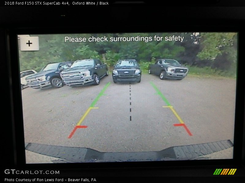 Oxford White / Black 2018 Ford F150 STX SuperCab 4x4