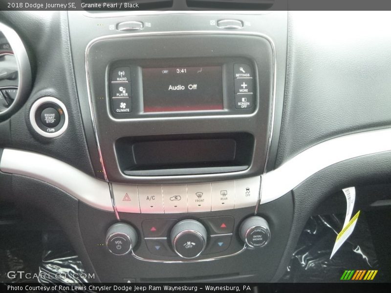 Granite Pearl / Black 2018 Dodge Journey SE