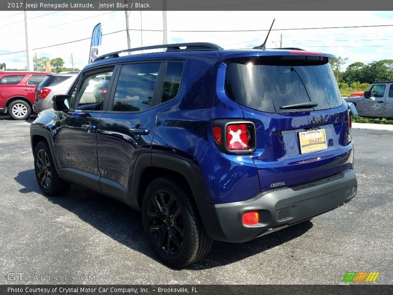 Jetset Blue / Black 2017 Jeep Renegade Latitude