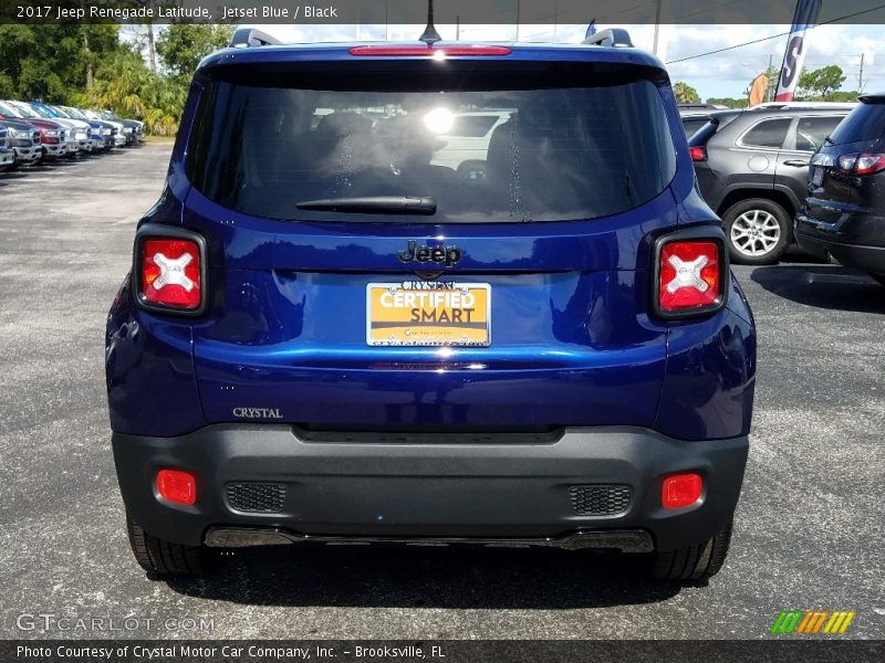Jetset Blue / Black 2017 Jeep Renegade Latitude