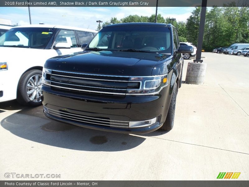 Shadow Black / Dark Earth Gray/Light Earth Gray 2018 Ford Flex Limited AWD