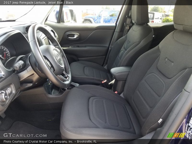 Jetset Blue / Black 2017 Jeep Renegade Latitude