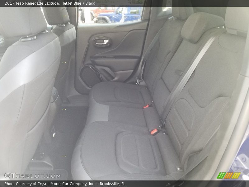 Jetset Blue / Black 2017 Jeep Renegade Latitude
