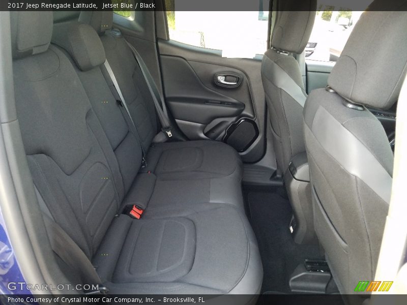 Jetset Blue / Black 2017 Jeep Renegade Latitude