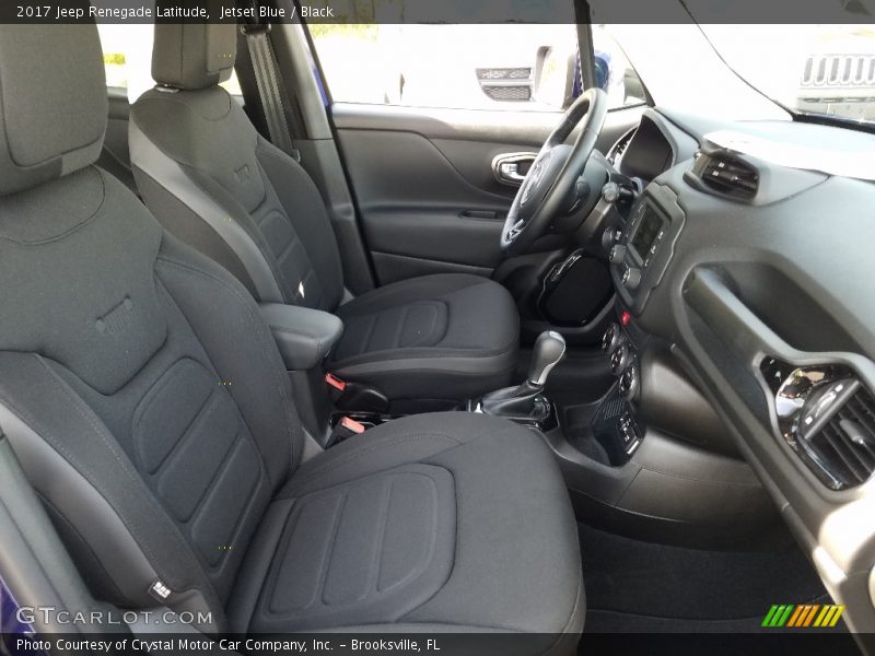 Jetset Blue / Black 2017 Jeep Renegade Latitude