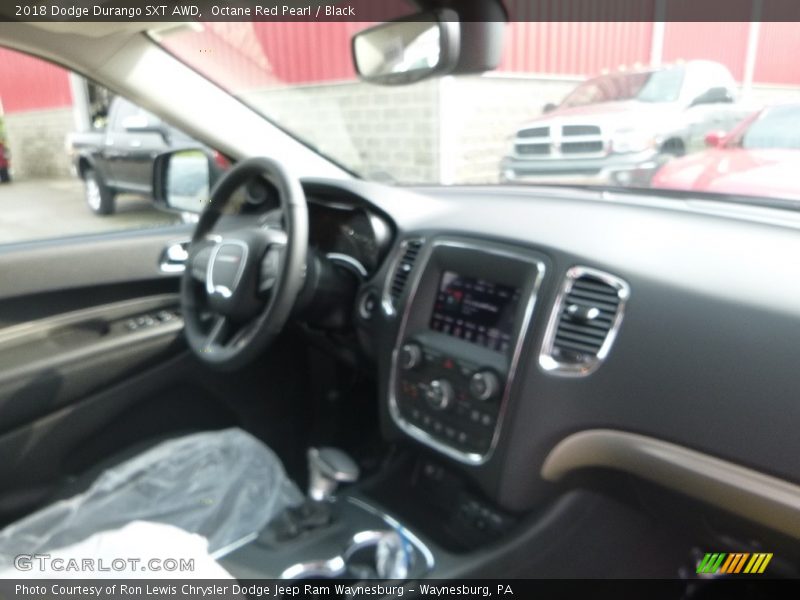 Octane Red Pearl / Black 2018 Dodge Durango SXT AWD