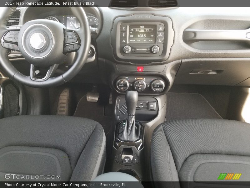 Jetset Blue / Black 2017 Jeep Renegade Latitude