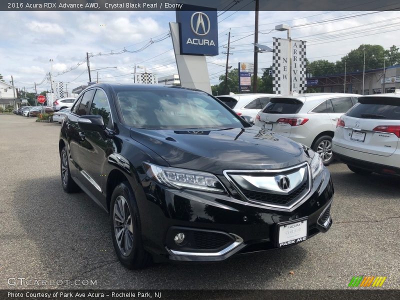 Crystal Black Pearl / Ebony 2016 Acura RDX Advance AWD