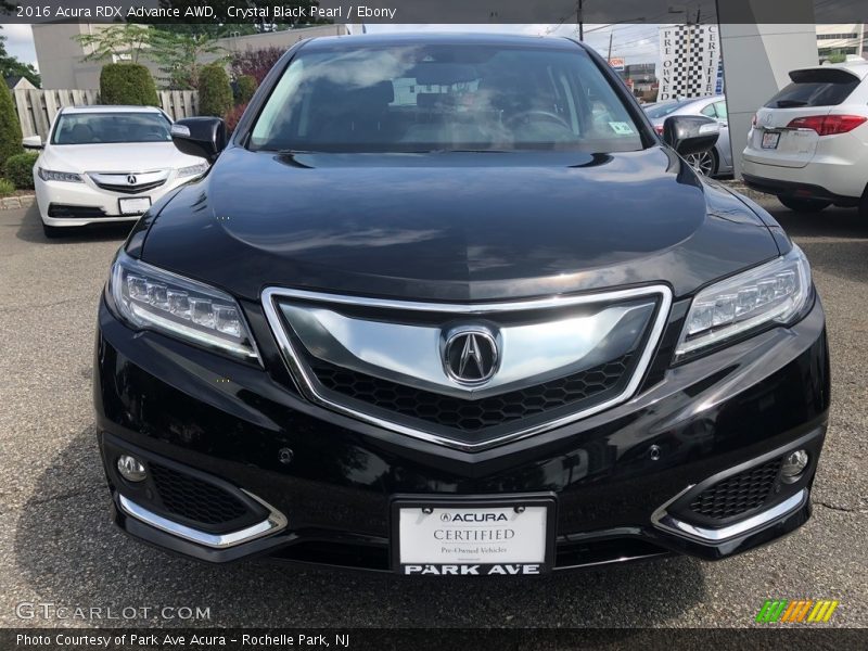 Crystal Black Pearl / Ebony 2016 Acura RDX Advance AWD