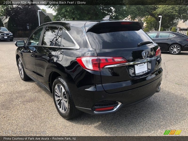 Crystal Black Pearl / Ebony 2016 Acura RDX Advance AWD