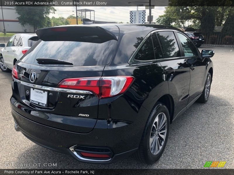 Crystal Black Pearl / Ebony 2016 Acura RDX Advance AWD