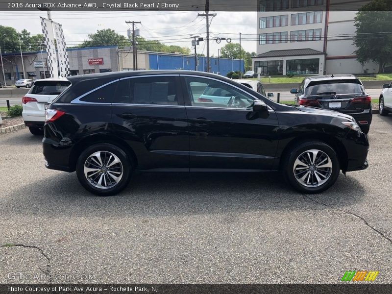 Crystal Black Pearl / Ebony 2016 Acura RDX Advance AWD