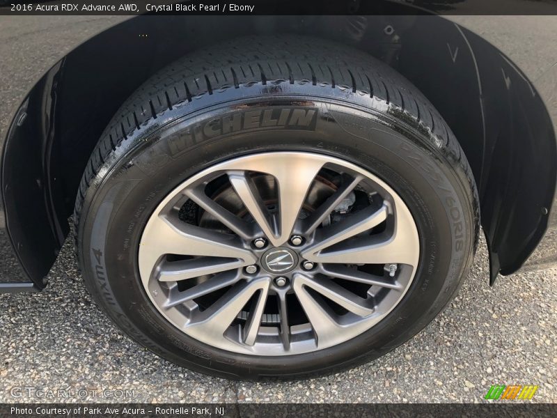 Crystal Black Pearl / Ebony 2016 Acura RDX Advance AWD