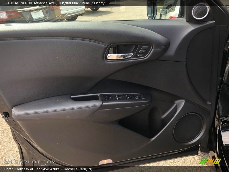 Crystal Black Pearl / Ebony 2016 Acura RDX Advance AWD