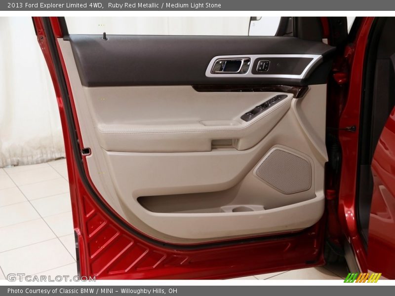 Ruby Red Metallic / Medium Light Stone 2013 Ford Explorer Limited 4WD